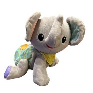 Vtech Explore and Crawl Elephant Plush Baby and Toddler Toy Animal Plush Toy